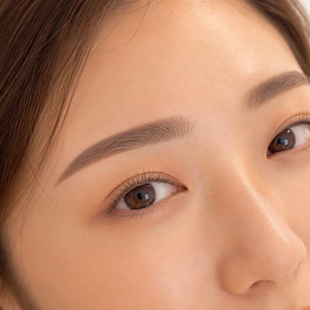 青葉台の眉毛WAX脱毛・美眉アイブロウ仕上がりイメージ