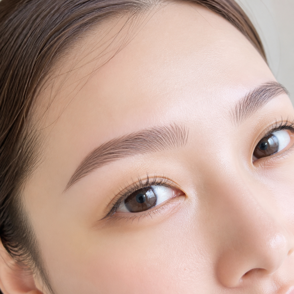 海老名の眉毛WAX脱毛・美眉アイブロウ仕上がりイメージ
