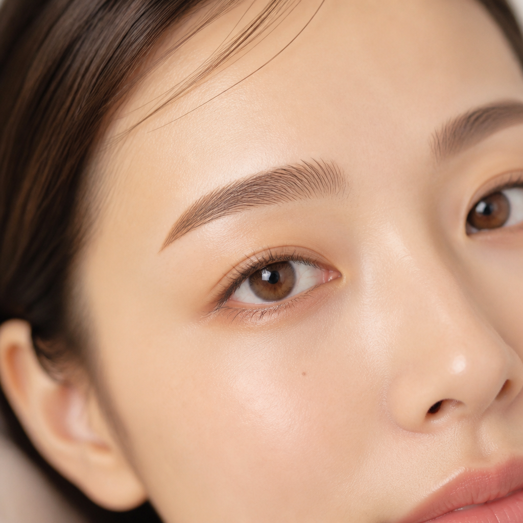 眉毛WAX脱毛（美眉アイブロウ）の仕上がりイメージ｜アイサロンフェア町田店